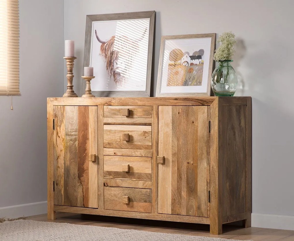 furniture-nabytek.cz - Komoda mangové drevo 160x90x45