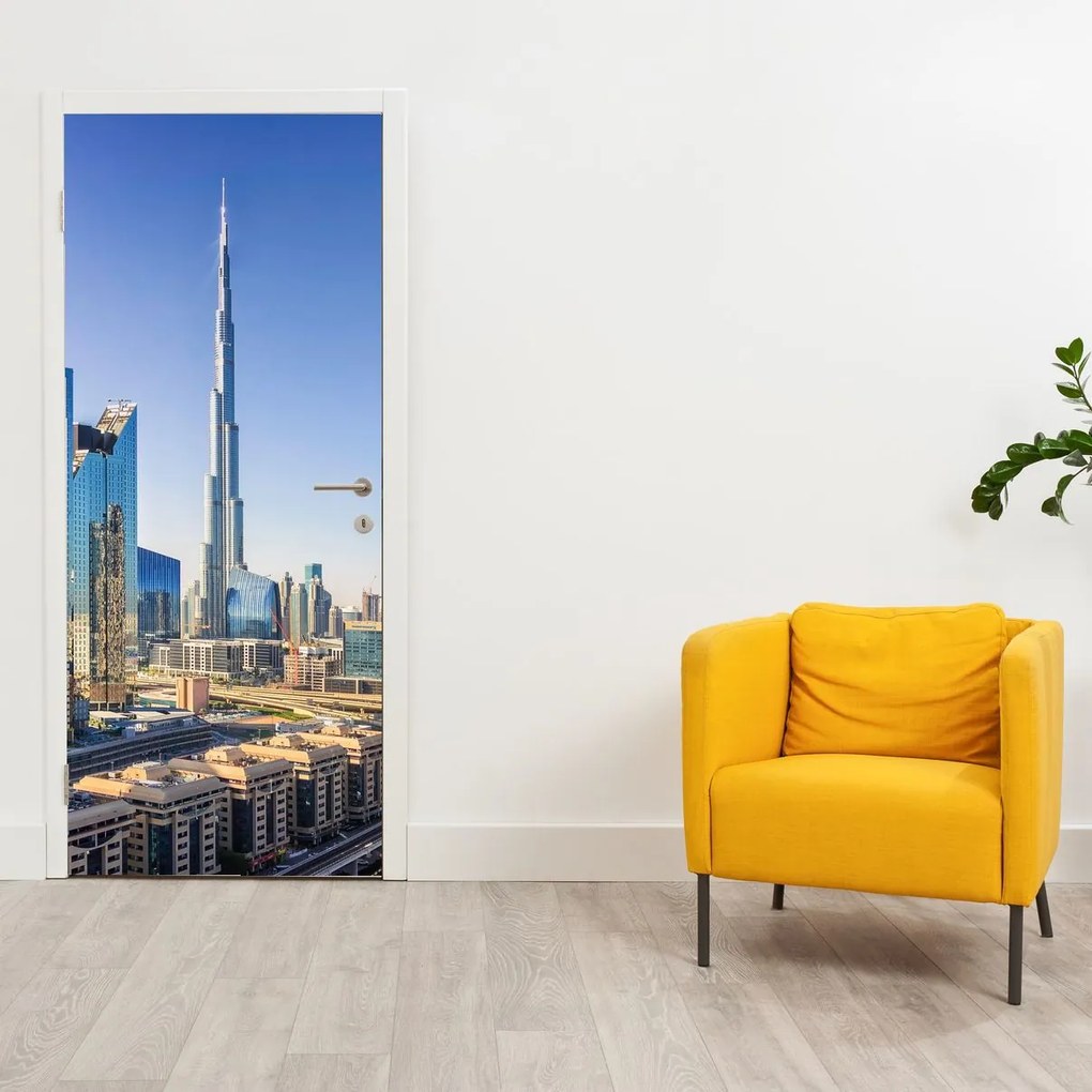 Fototapeta na dvere - Dubajské ráno (95x205cm)