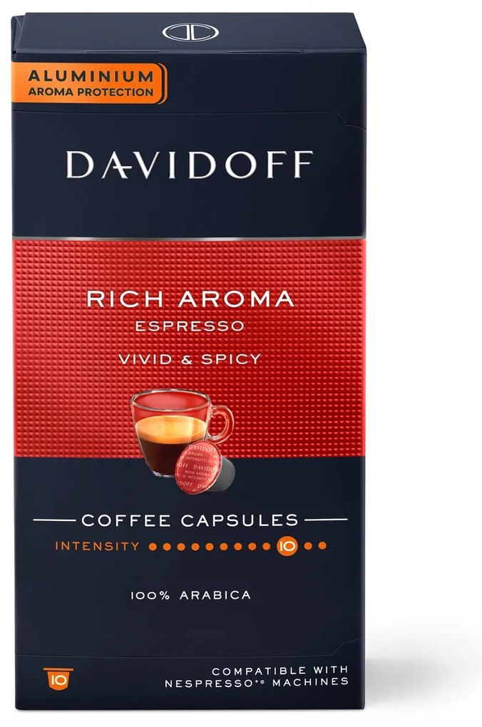 DAVIDOFF CAFÉ Rich Aroma Espresso - 10 kapsúl