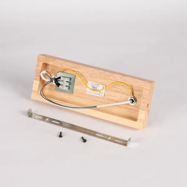 Brilagi - Bodové svietidlo HYGGE 2xE14/15W/230V kaučukovník/dymová