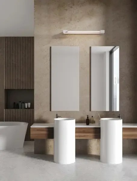 LED biele svietidlo na stenu Arga 60