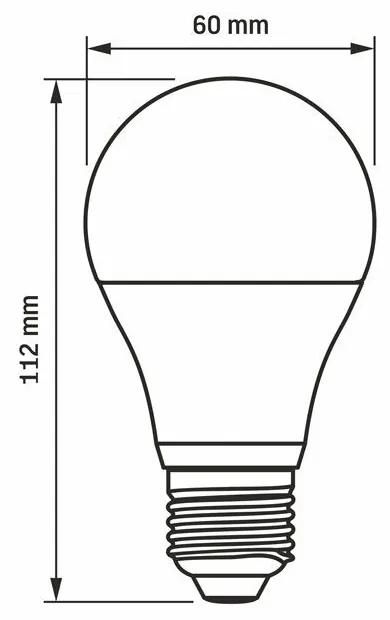 LED žiarovka | VIDEX E27-A60-10W-NW