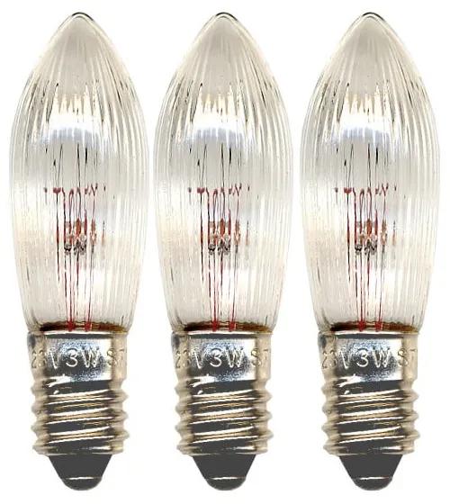 Teplé žiarovky v súprave 3 ks E10, 3 W – Star Trading