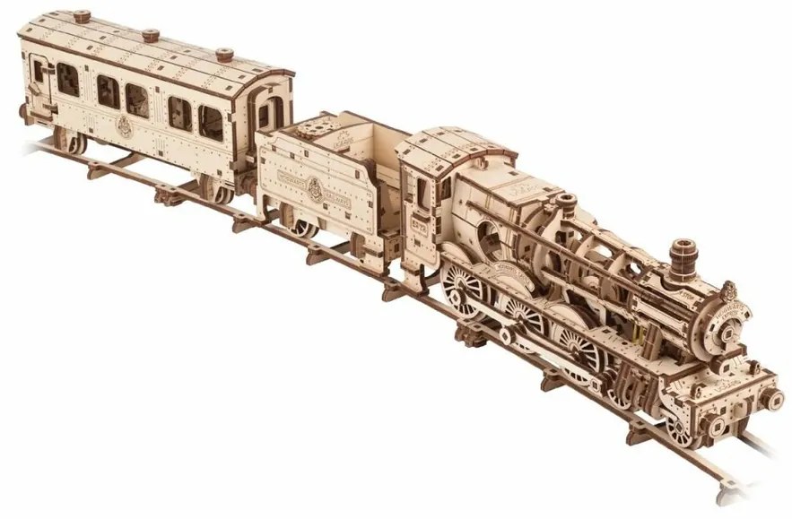 Ugears 3D drevené mechanické puzzle Harry Potter Rokfortský expres