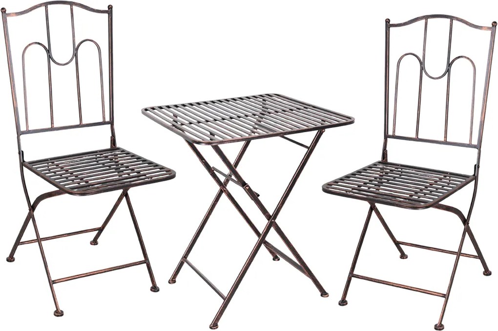 CH Súprava záhradného nábytku Tulu - tmavohnedá