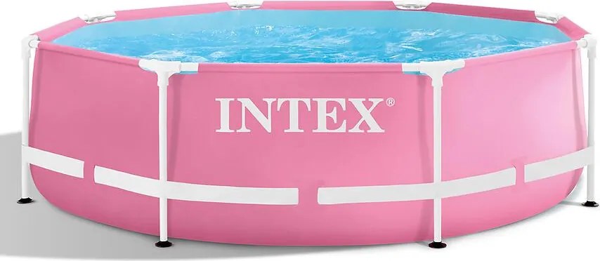 INTEX Rámový bazén okrúhly ružový 2,44x0,76 m 28290NP