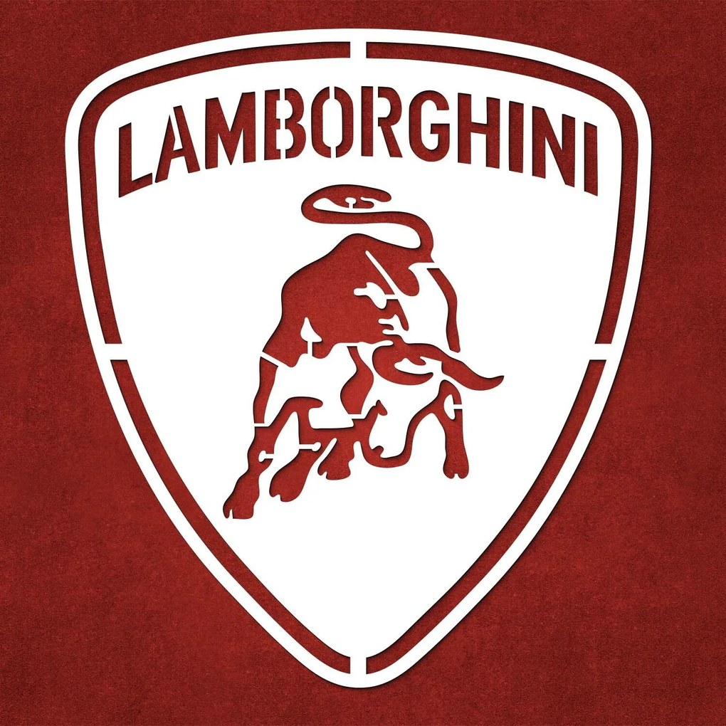 DUBLEZ | Drevené logo auta - Lamborghini