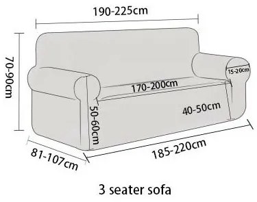 4Home Napínací poťah na sedačku Magic clean béžová, 190 - 230 cm
