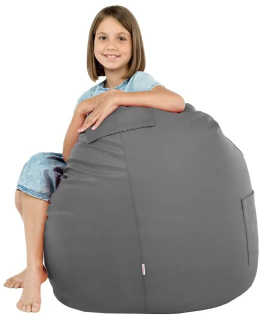 Kreslo Porto ekokoža sivé