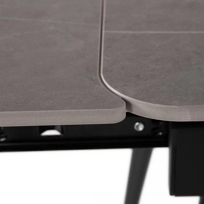 Autronic BONTEC Jedálenský stôl rozkladací 120-180x80 cm, keramika, mramor, HT-405M GREY Farba: Biela