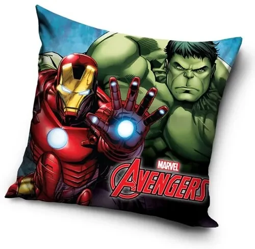 Carbotex Obliečka na vankúšik Avengers Hulk a Iron-Man, 40 x 40 cm