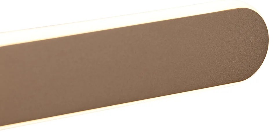 Bronzové závesné svietidlo vrátane LED stmievateľné v kelvinoch nastaviteľné - Yipke