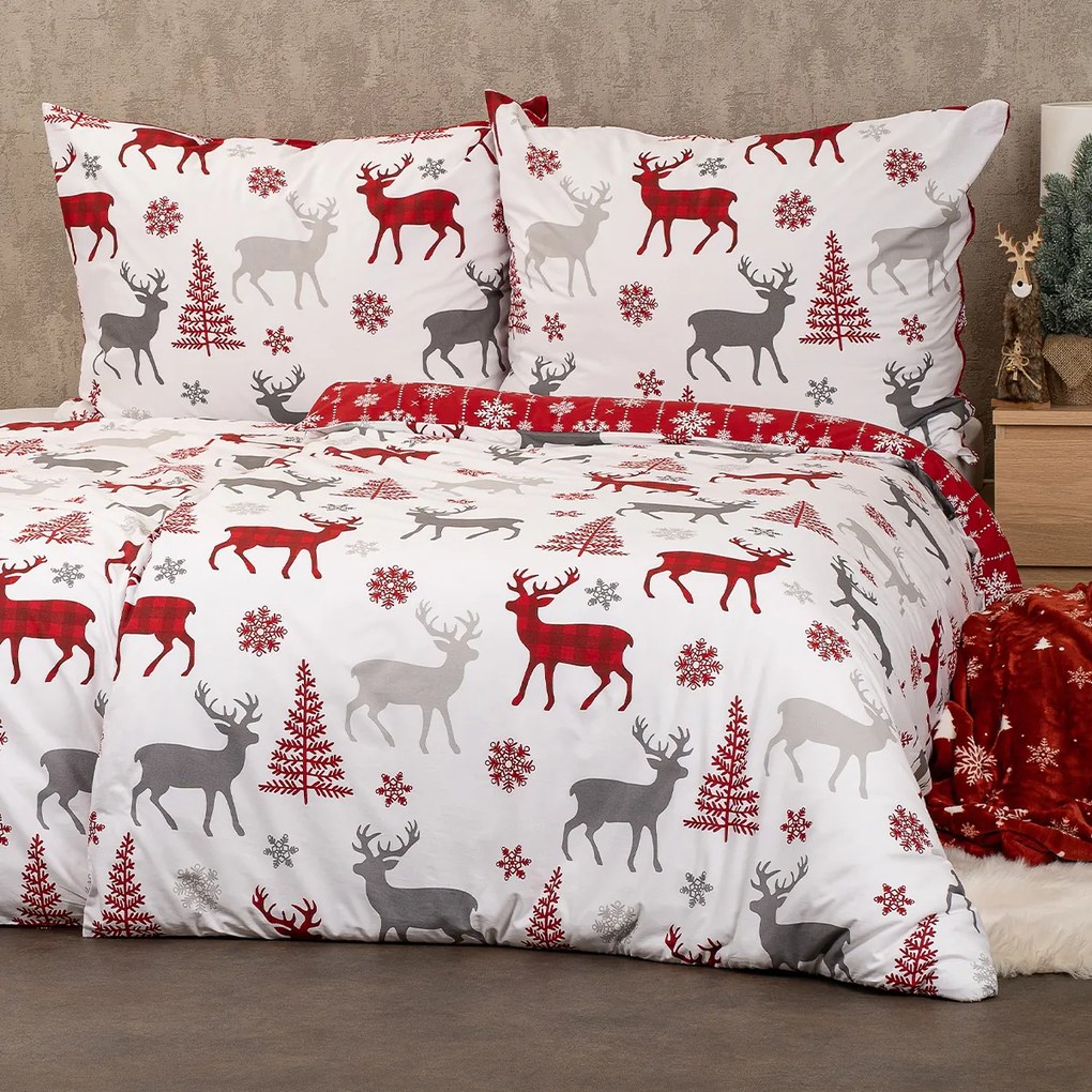 4Home Bavlnené obliečky Snow, 140 x 220 cm, 70 x 90 cm