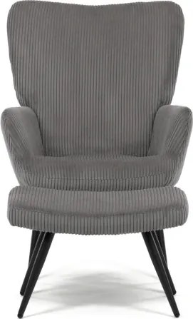 Kreslo sivé s podnožkou AK-L7285 GREY6