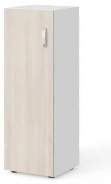 Stredná skriňa Manager 39,9 x 42,2 x 119,5 cm, ľavá, agát svetlý / biela