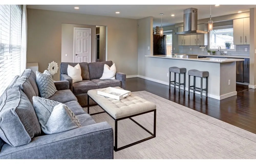 Béžový vlnený koberec 200x300 cm Linea – Agnella