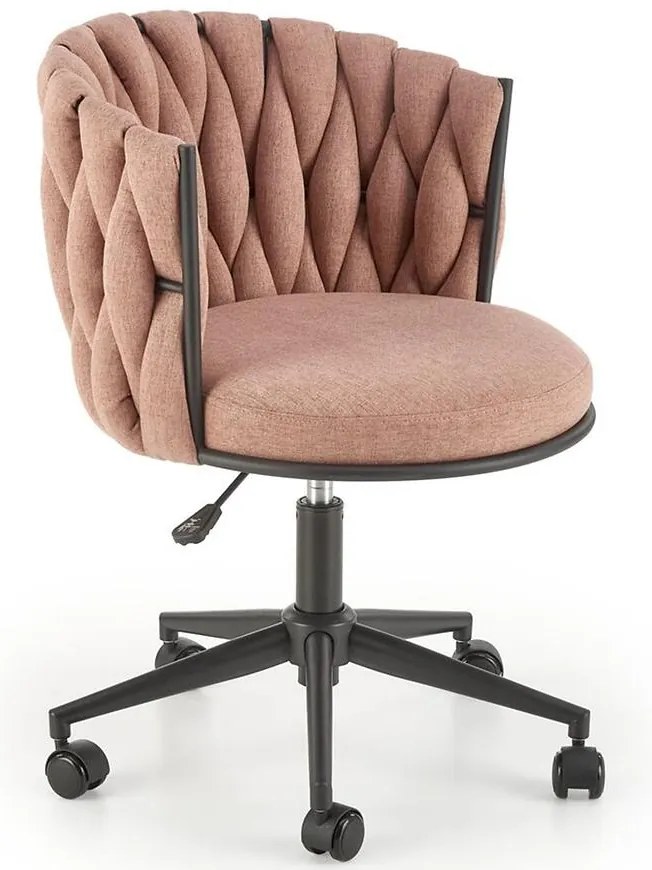 Otočné kreslo Talon ružový