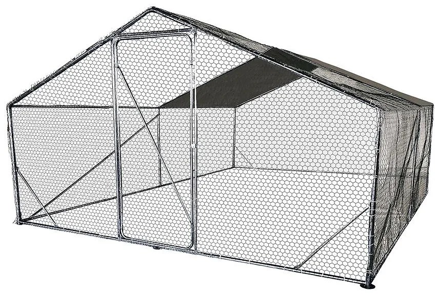 Kovová klietka na hydinu  400x400x220 cm