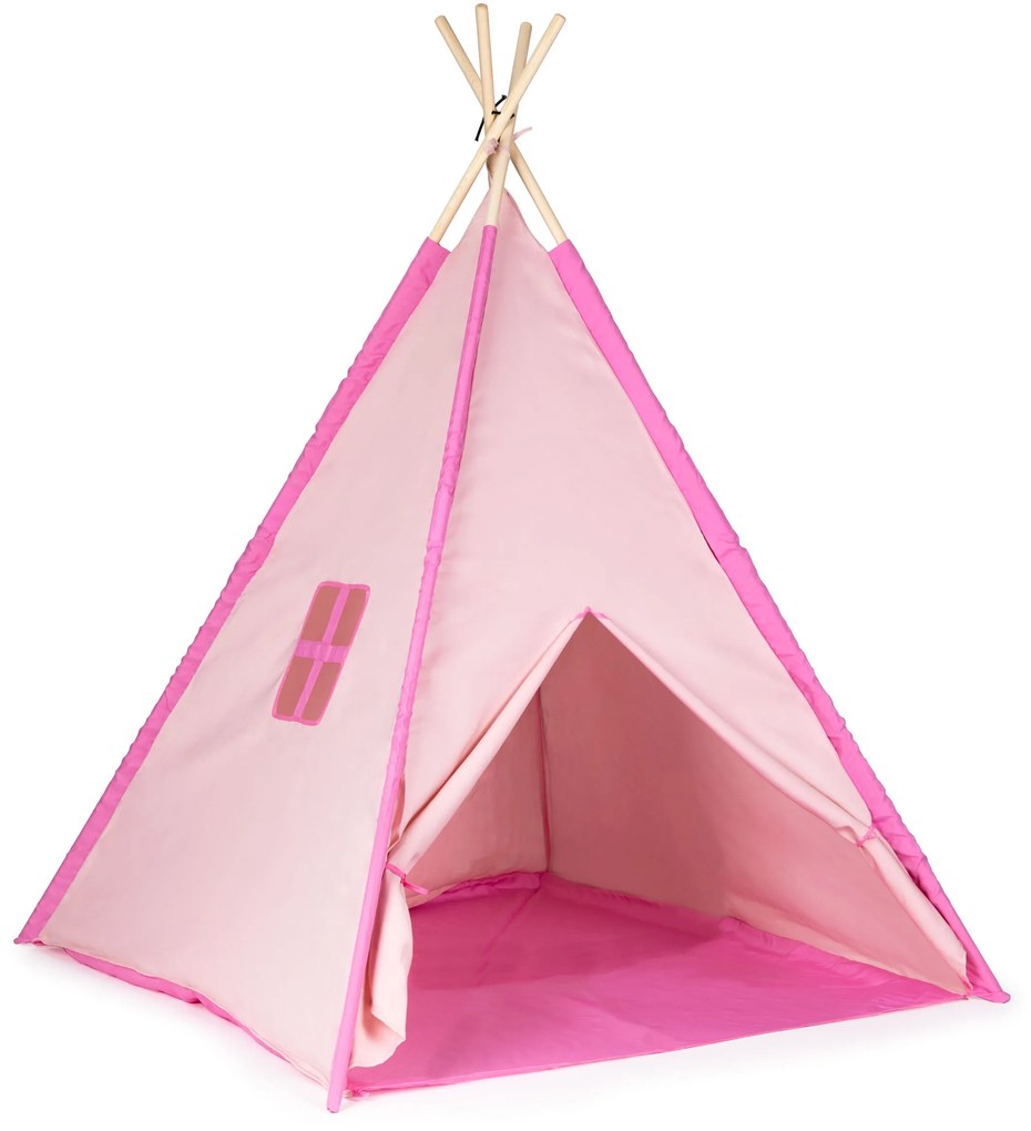 Detský stan teepee, ružový Eco toys