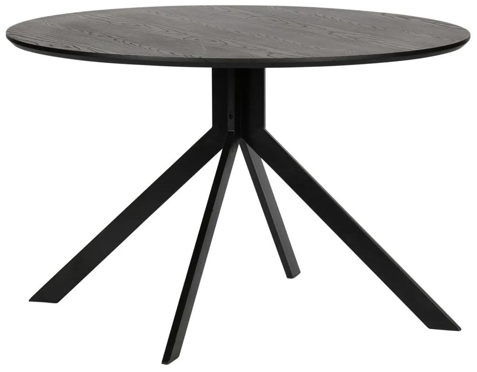 Jedálenský stôl sonny ø 120 cm čierna MUZZA