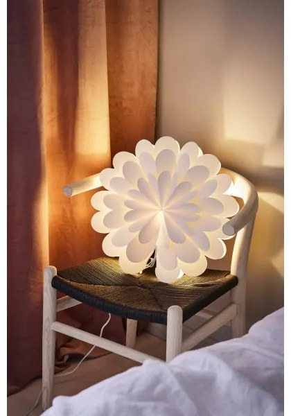 Markslöjd 705944 - Vianočná dekorácia MARAVILLA 1xE14/25W/230V pr. 45 cm biela