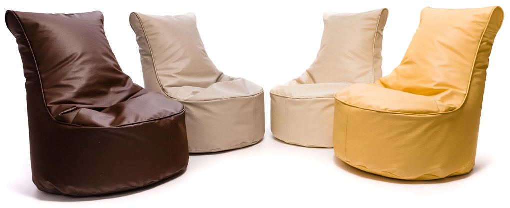 INTERMEDIC SK Sedací Vak Seat S Ekokoža Farba: E19 - Modrá svetlá (Ekokoža)