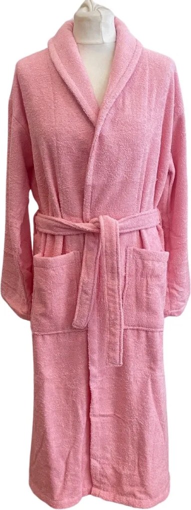 Froté deluxe unisex župan Ružový - L