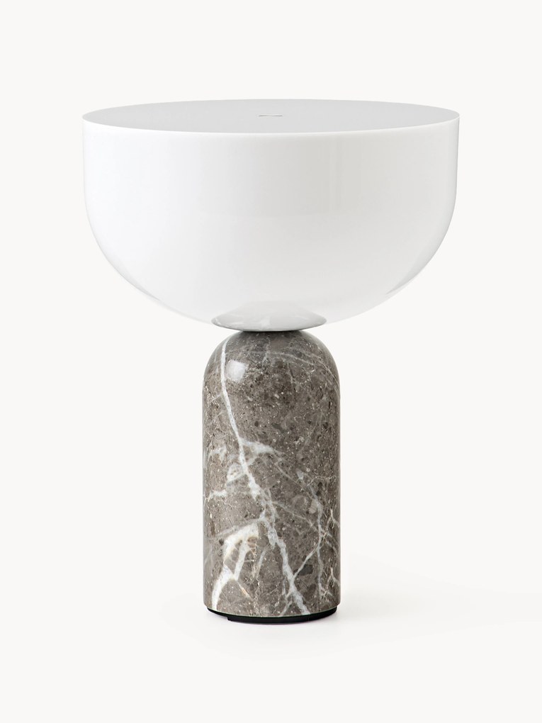 Malá prenosná stolová lampa z mramoru Kizu
