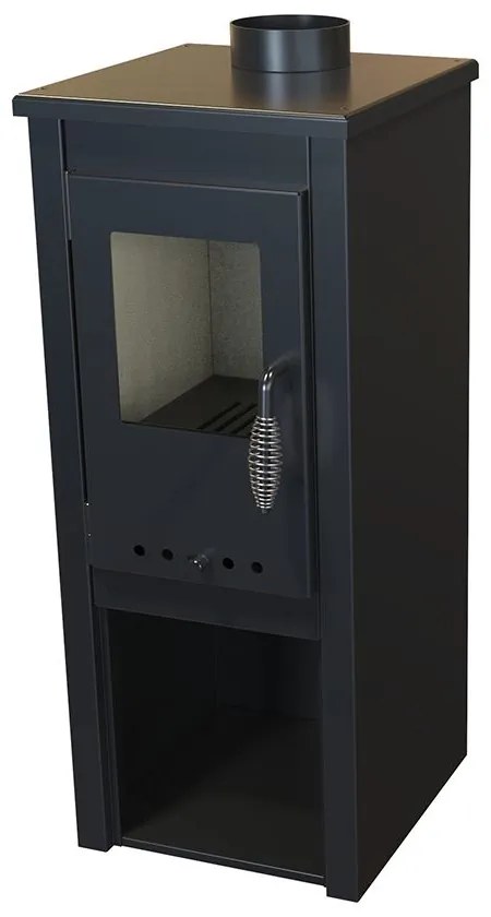 Krbové kachle OKTA S, 3,9 kW, vykurovacia schopnosť: 100 m³, oceľové