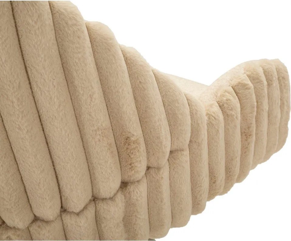 Krémové čalúnené jedálenské kreslá v súprave 2 ks s podrúčkami Stockholm – Mauro Ferretti