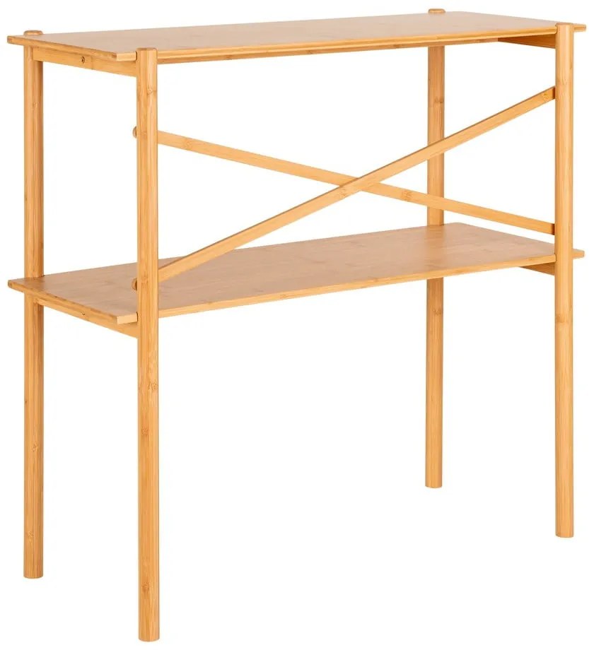 Bambusový konzolový stolík v prírodnej farbe 32x83 cm Manaus – House Nordic