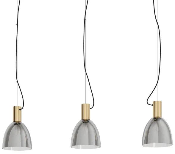 Eglo 99314 - Luster na lanku LEBALIO 3xE27/40W/230V