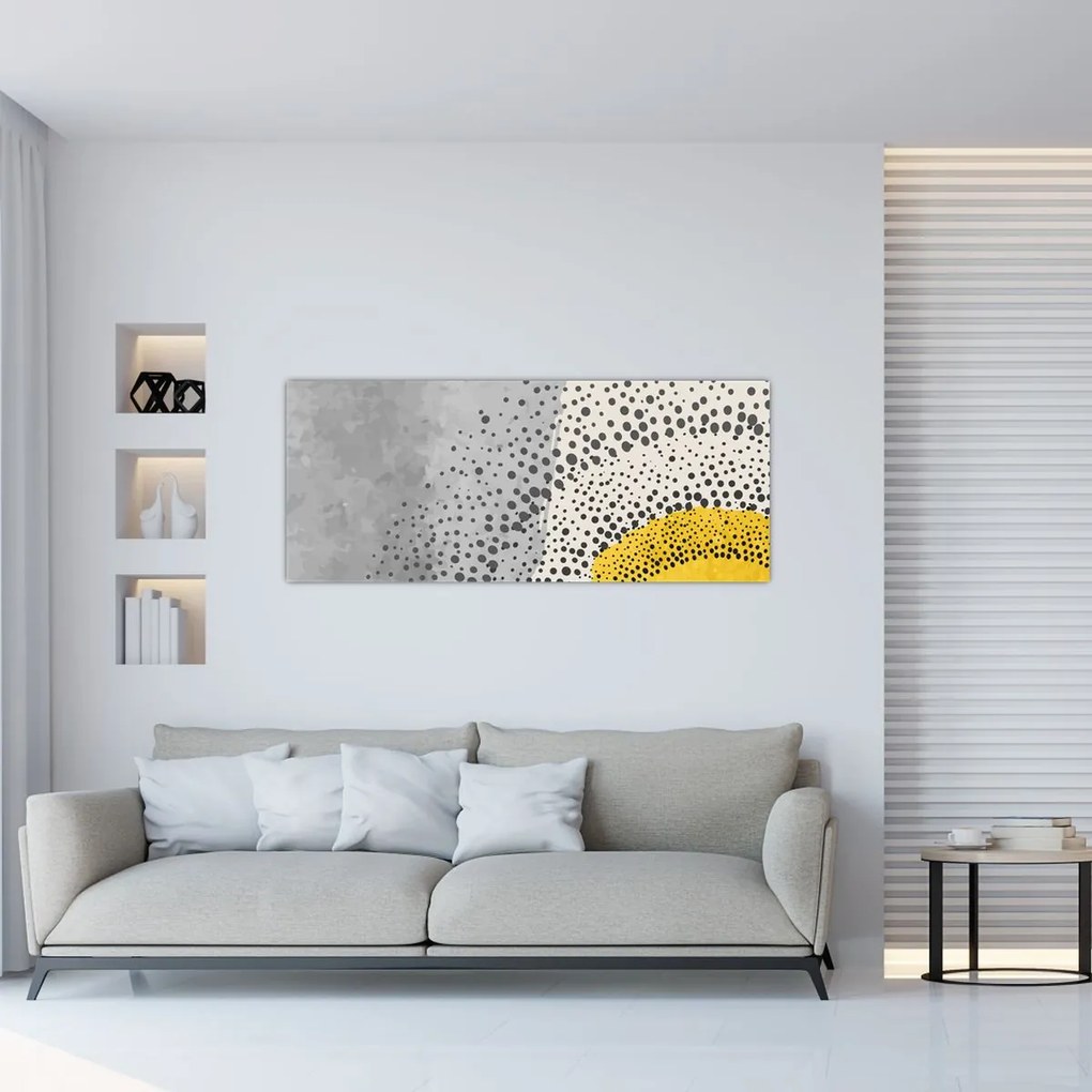Obraz - Abstraktná maľba pláže N⁰3 (120x50 cm)