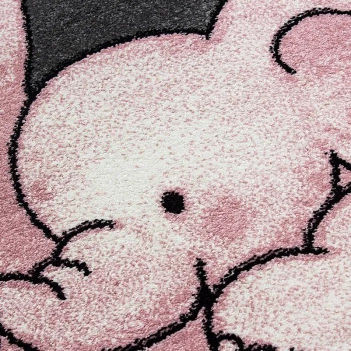 Ayyildiz, Kusový koberec Kids 560 pink, 160x230, ružová, detská izba