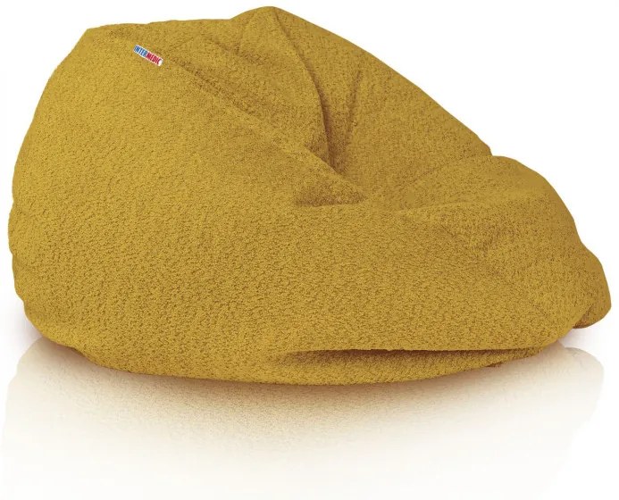 Sedací vak Bag Sako L Boucle Farba: Čierny
