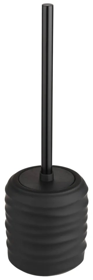 Čierna keramická WC kefa Illana – Wenko