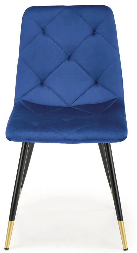 Jedálenská stolička K438 - granátová / čierna