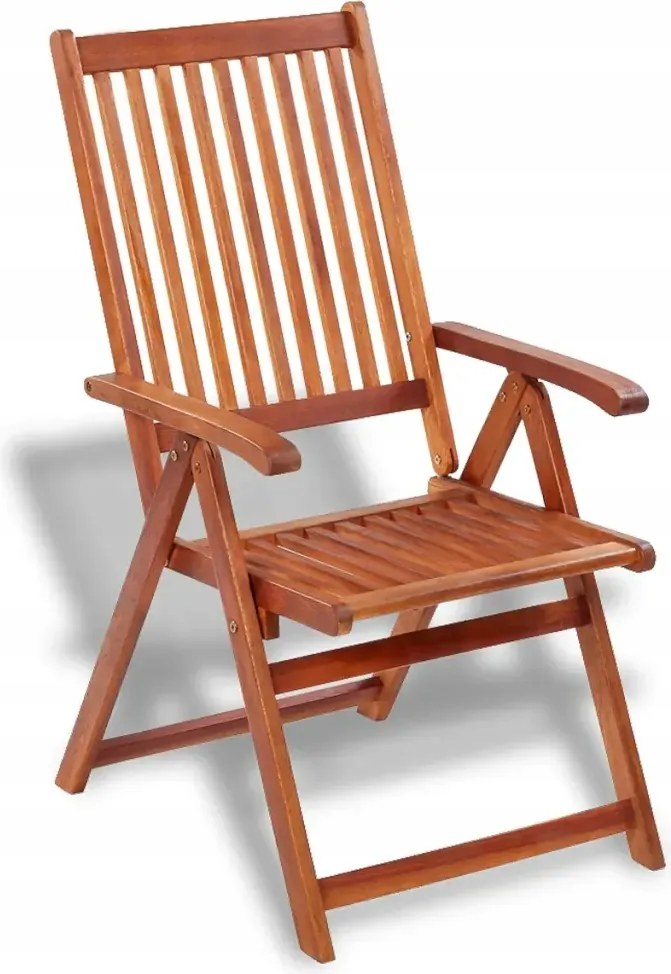 vidaXL 7-dielna sada záhradného nábytku, masívne akáciové drevo