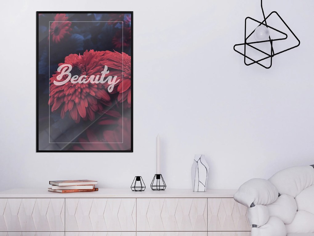 Artgeist Plagát - Beauty [Poster] Veľkosť: 20x30, Verzia: Čierny rám s passe-partout