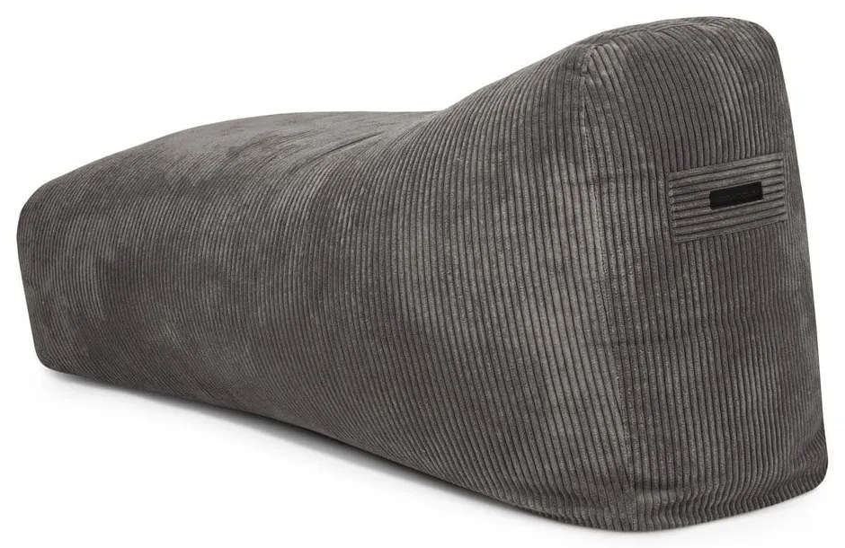 Modrý menčestrový sedací vak Snug Long 140 – SLOWDOWN