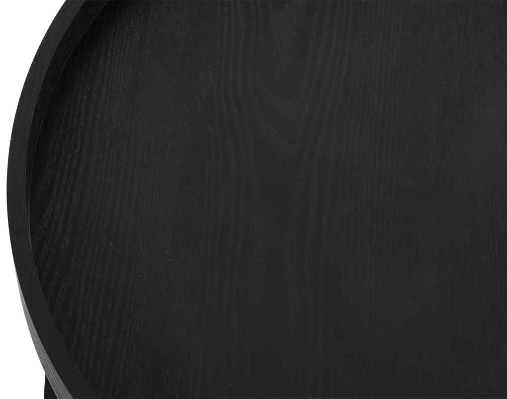Noela Konferenčný stolík s čiernym rámom BIVIO 40 čierny