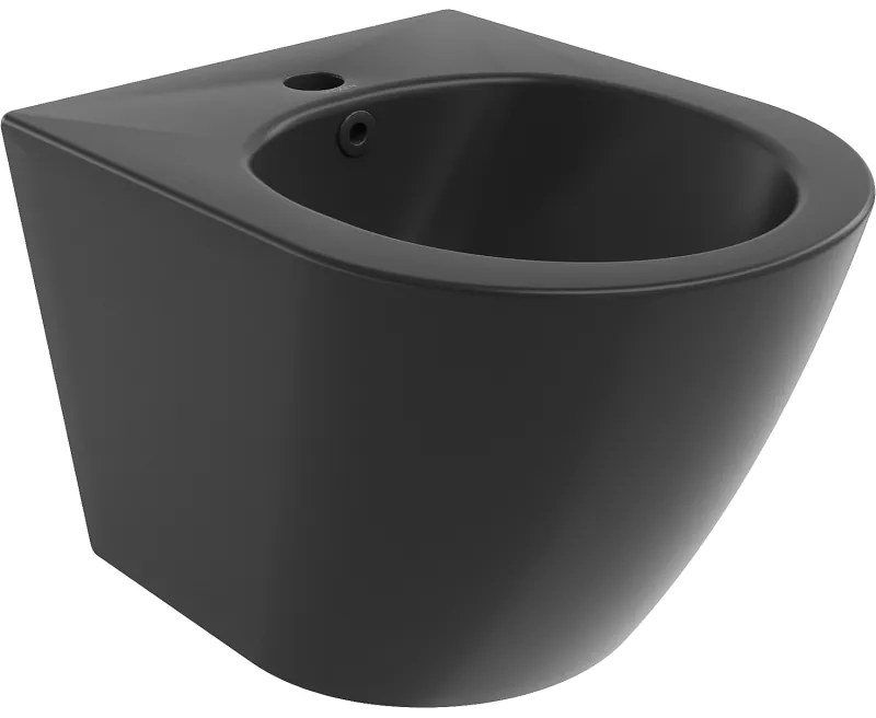 Mexen Lena, závesný bidet 48x37 cm, čierna matná, 35224885