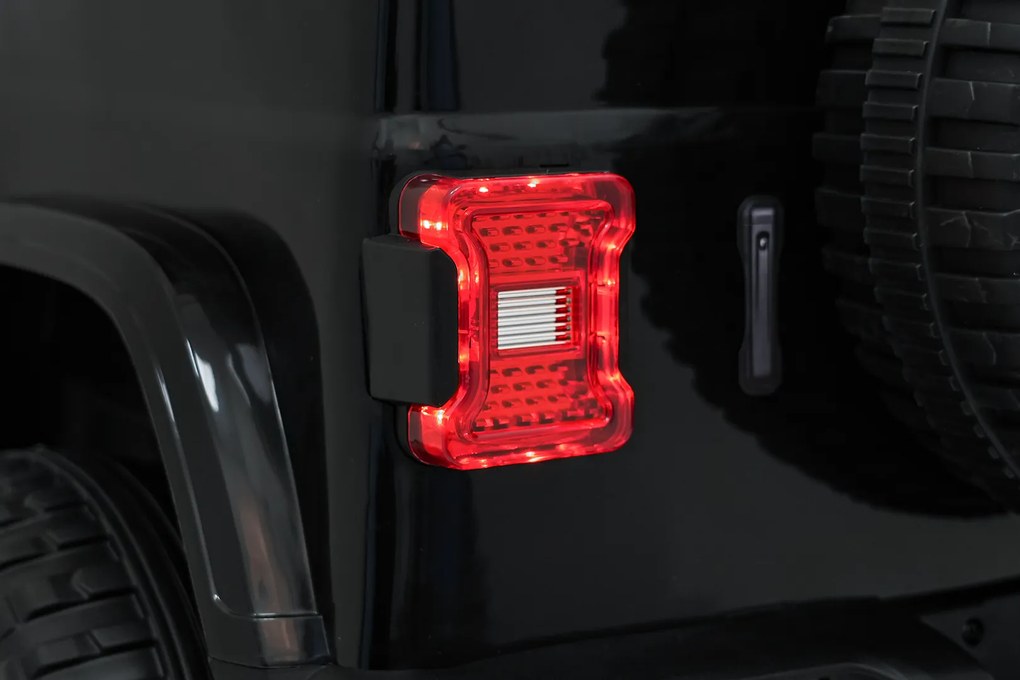 Ramiz Jeep Wrangler Rubicon LIFT elektrické autíčko pre deti čierne