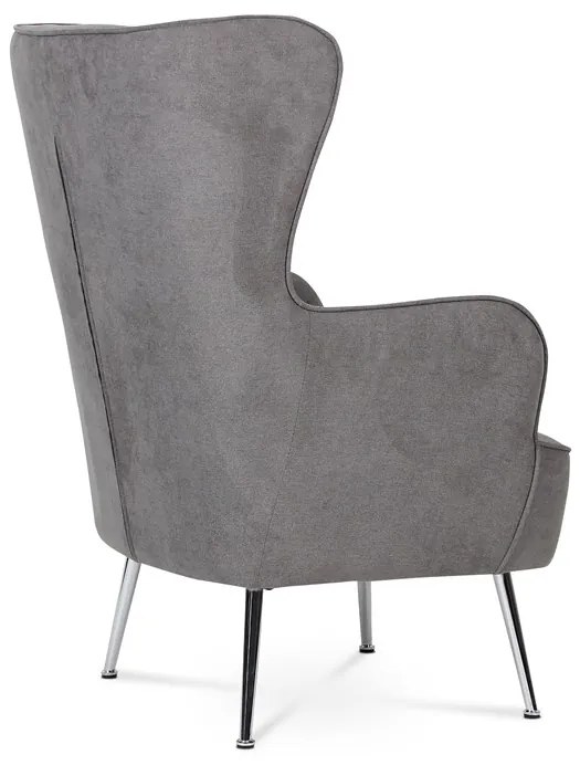 BONTEC Kreslo, sivá látka, AK-317 GREY2 Farba: Šedá