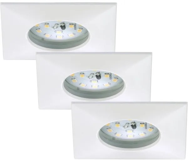 Briloner 7205-036 - SADA 3x LED Podhľadové svietidlo ATTACH LED/5W/230V IP44 biela