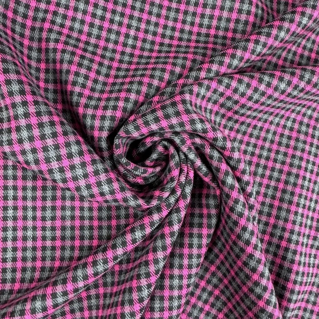 Kostýmovka - Káro mini ružová