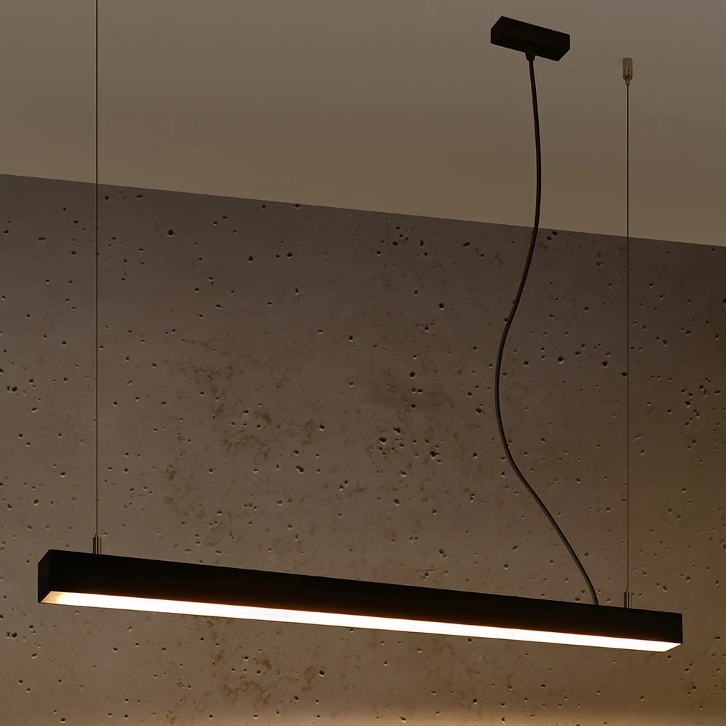 Závesné LED svietidlo Pinne 90, 1x LED 25w, 3000k, b
