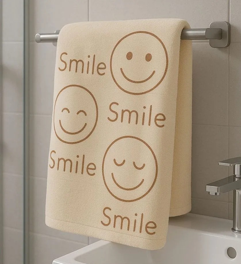 Osuška rýchloschnúca béžová Mikrovlákno 70x140 cm