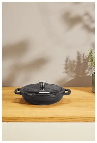 Silvercrest®  Liatinová servírovacia panvica, 2,4 l (čierna)  (100393065)