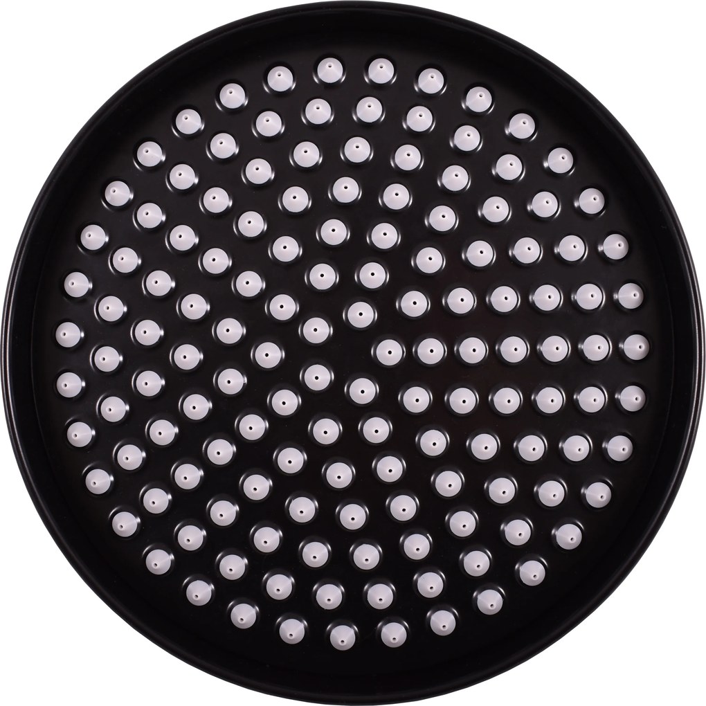 Slezák - RAV Hlavová sprcha okrúhla kovová ø 20 cm - KS0020CMAT, Čierna mat